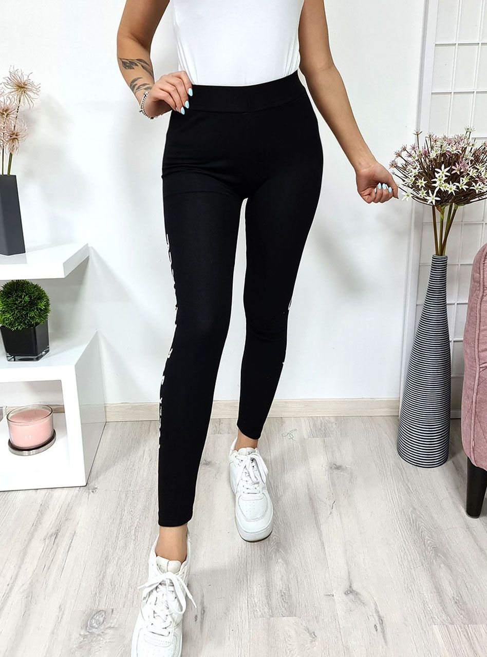 Yolanda, feliratos leggings (fekete) Yolanda, feliratos leggings (fekete)
