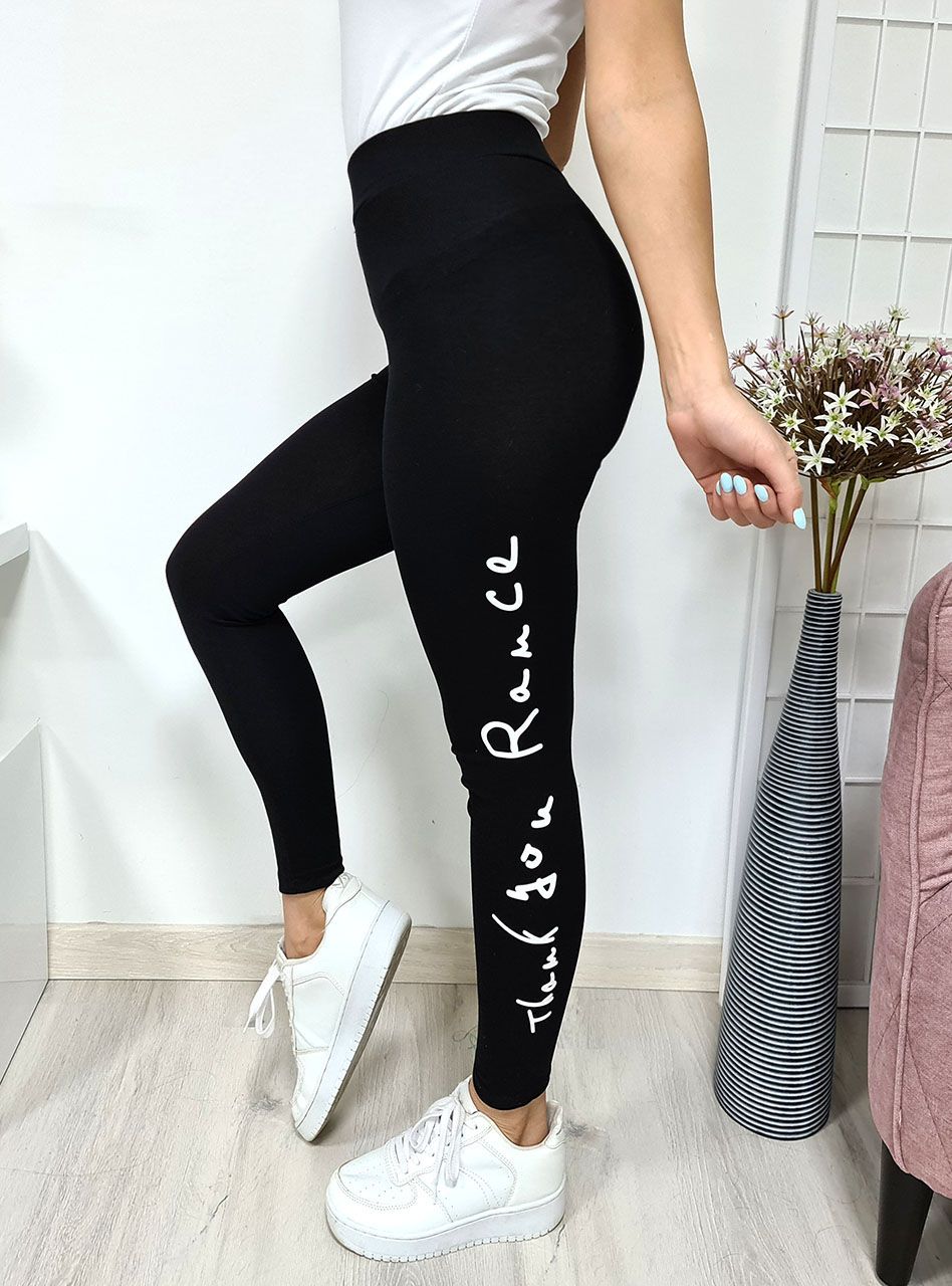 Yolanda, feliratos leggings (fekete) Yolanda, feliratos leggings (fekete)