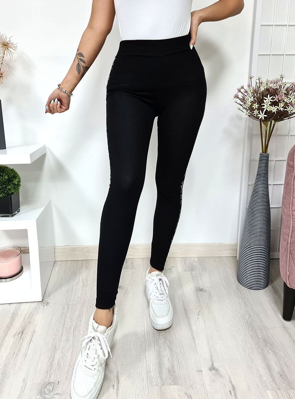 Priscilla, feliratos leggings (fekete) Priscilla, feliratos leggings (fekete)