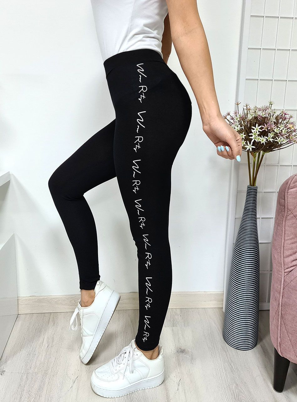 Priscilla, feliratos leggings (fekete) Priscilla, feliratos leggings (fekete)