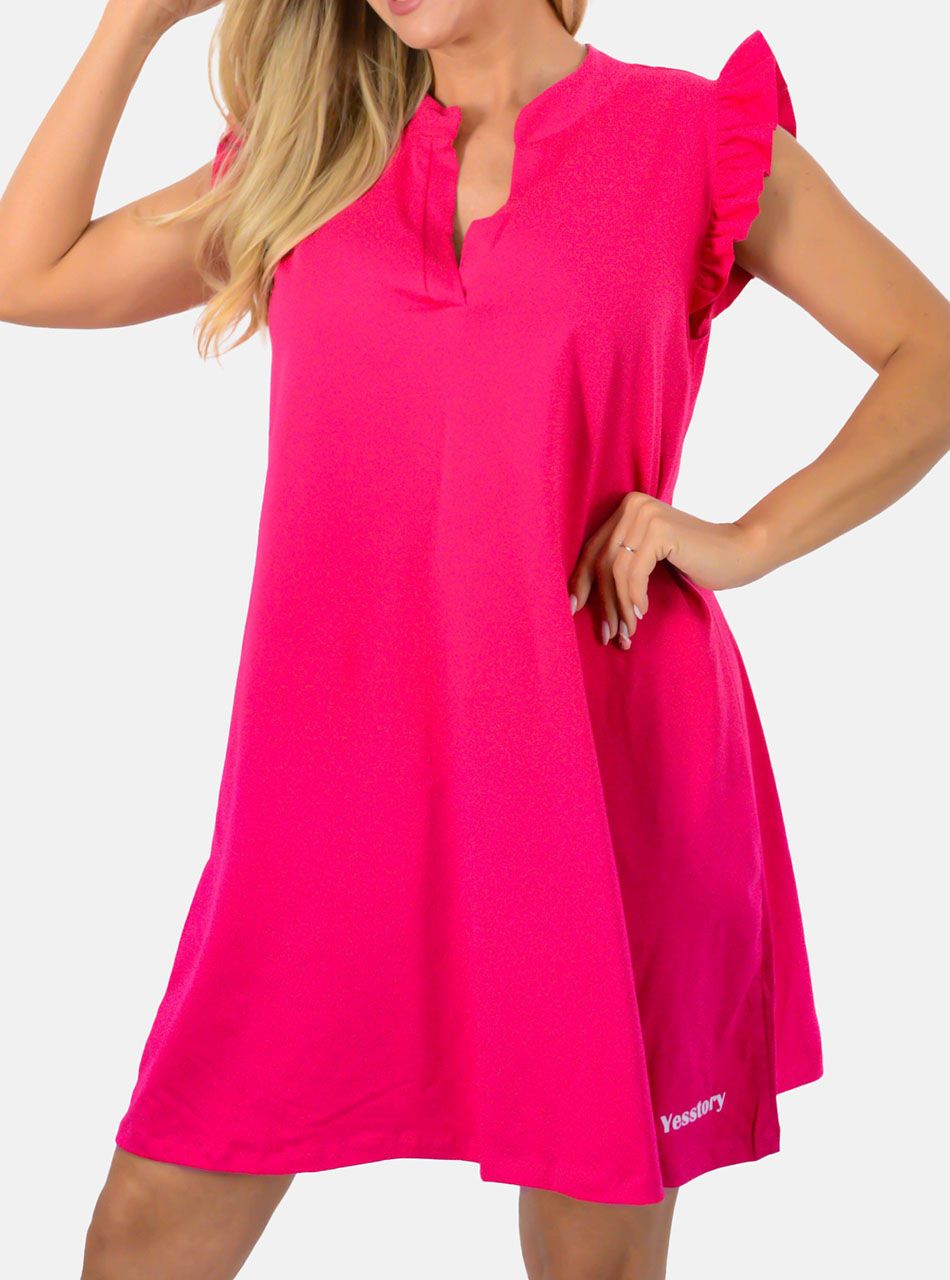 V kivágású, pillangó ruha (pink) V kivágású, pillangó ruha (pink)