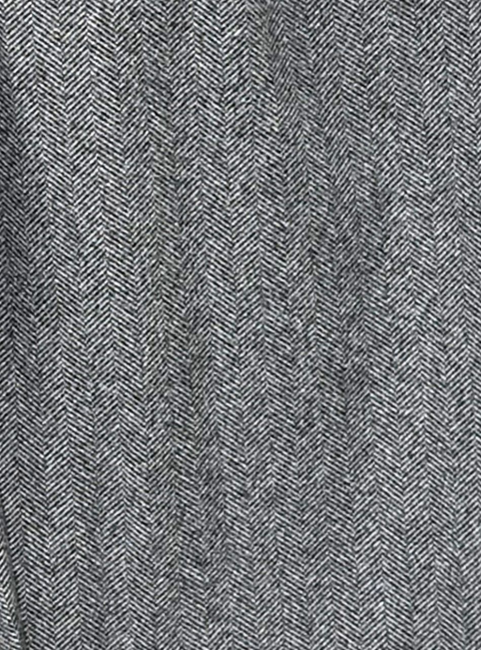 Halszálka mintás, szövet nadrág övvel (szürke) Halszálka mintás, szövet nadrág övvel (szürke)
