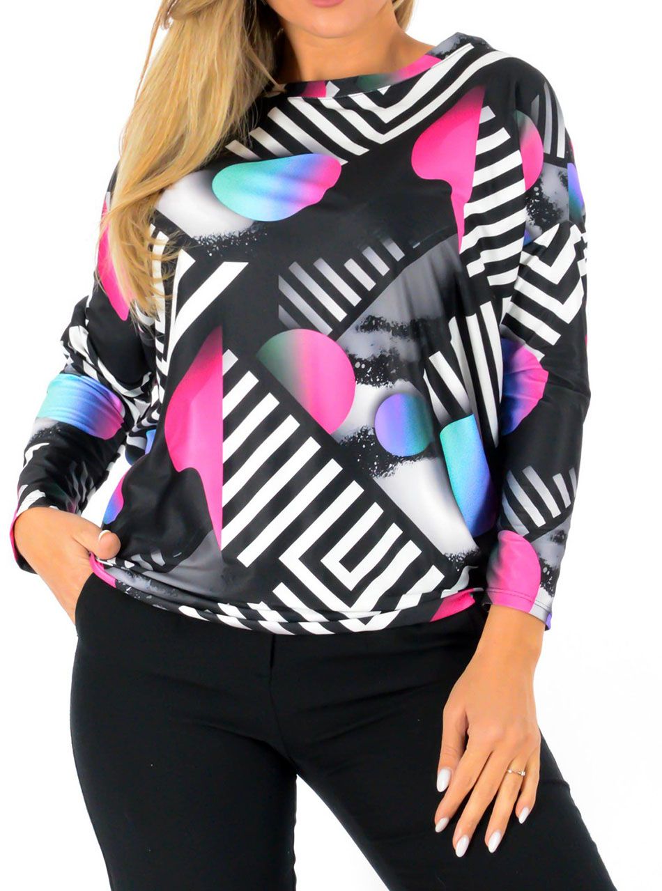 Gumis aljú mintás felső III.