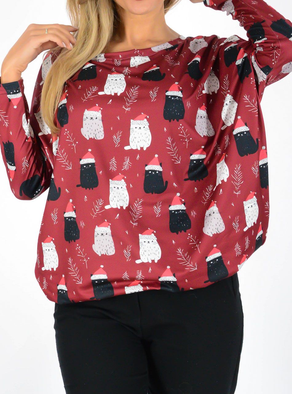 YesStory Gumis aljú mintás felső II.