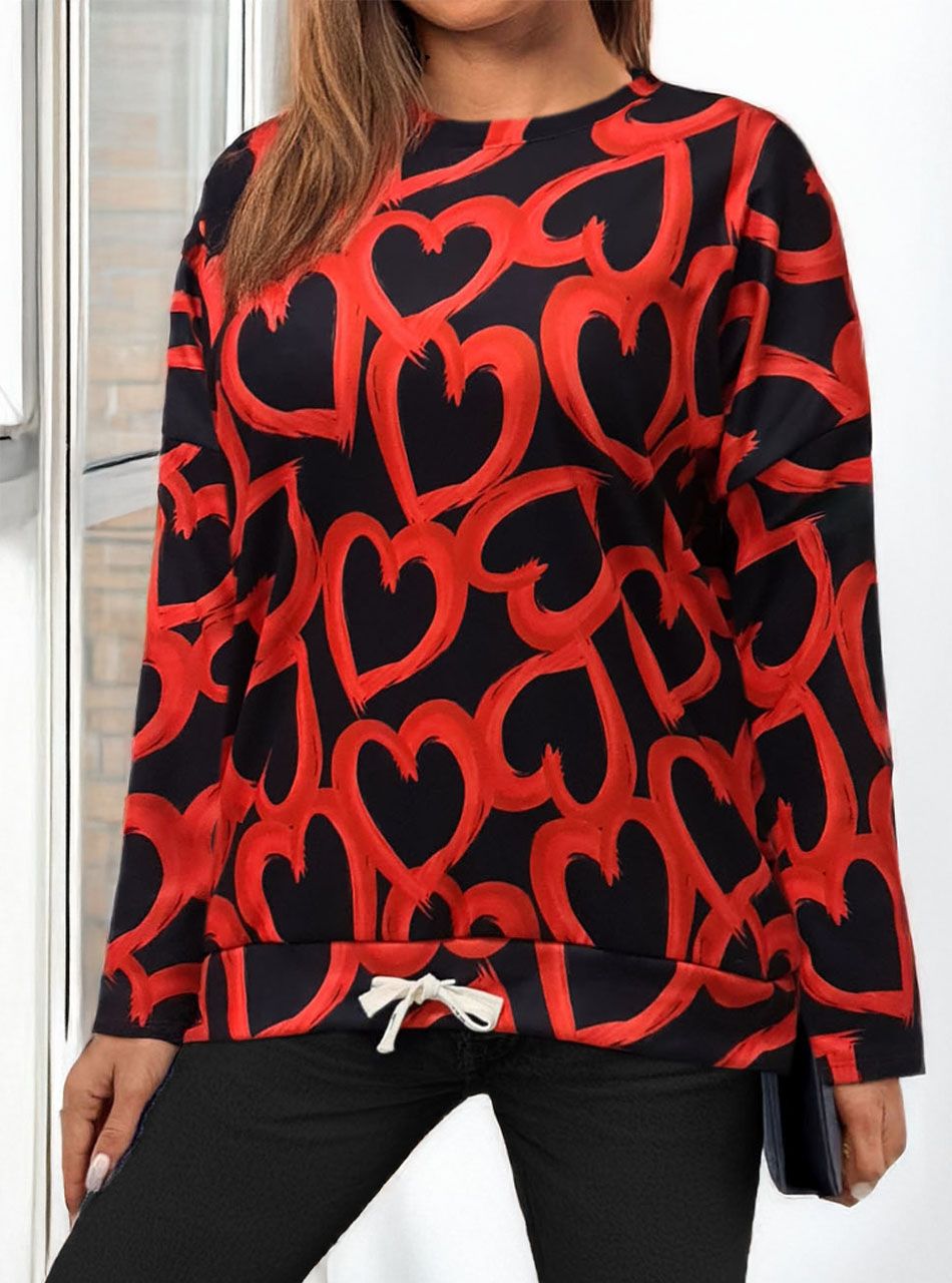 Alján húzható, mintás felső II.