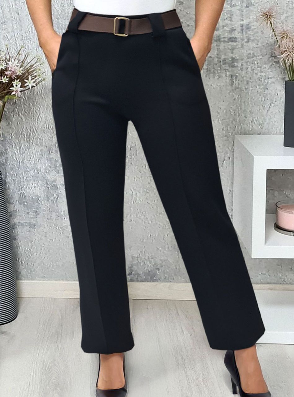 Celine, gumis derekú öves nadrág (fekete)