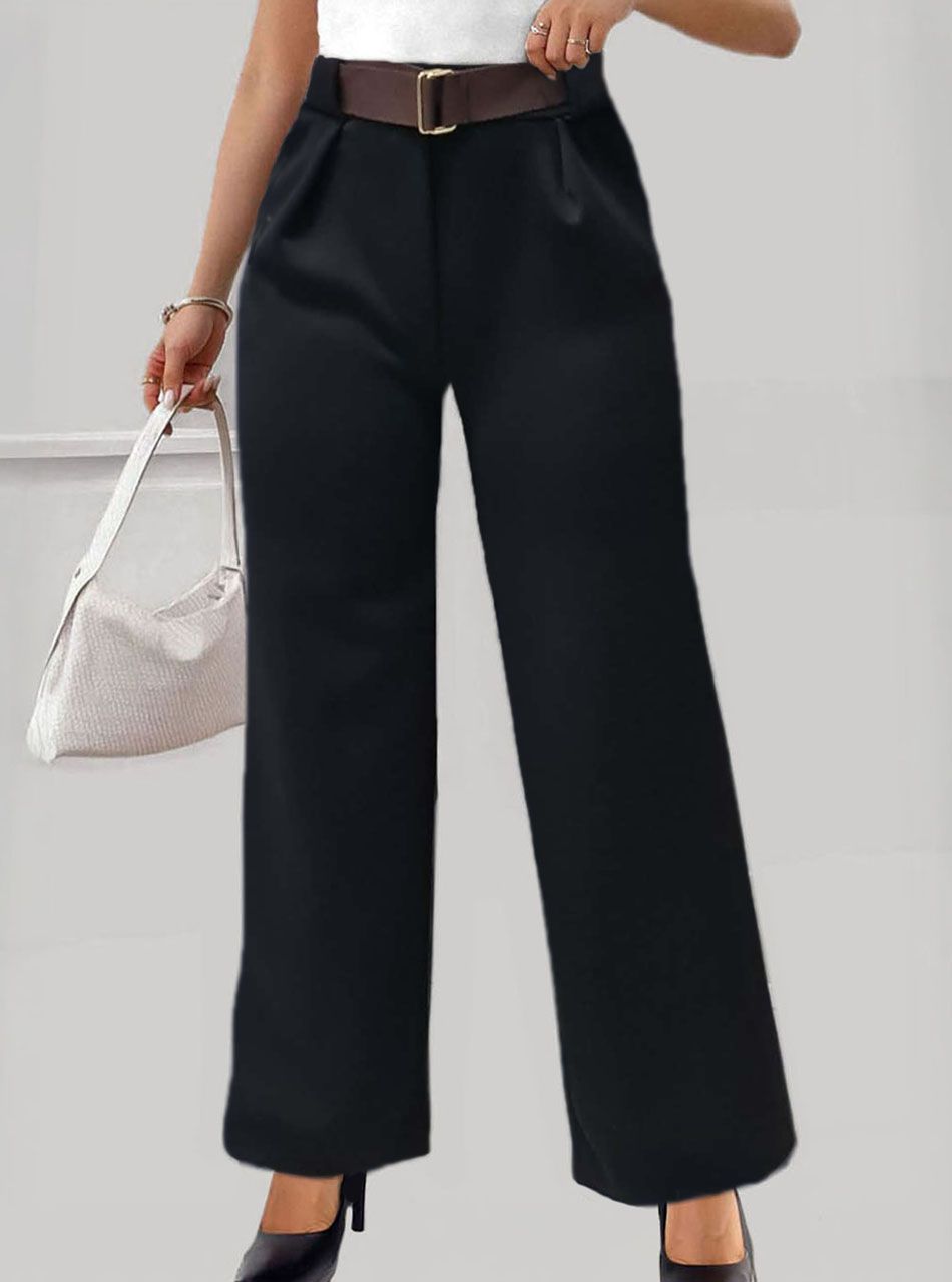 Vivien, gumis derekú öves nadrág (fekete)