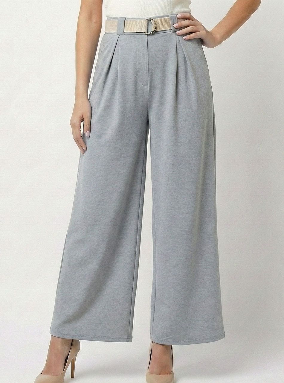 Mindy, zsebes nadrág övvel (szürke)