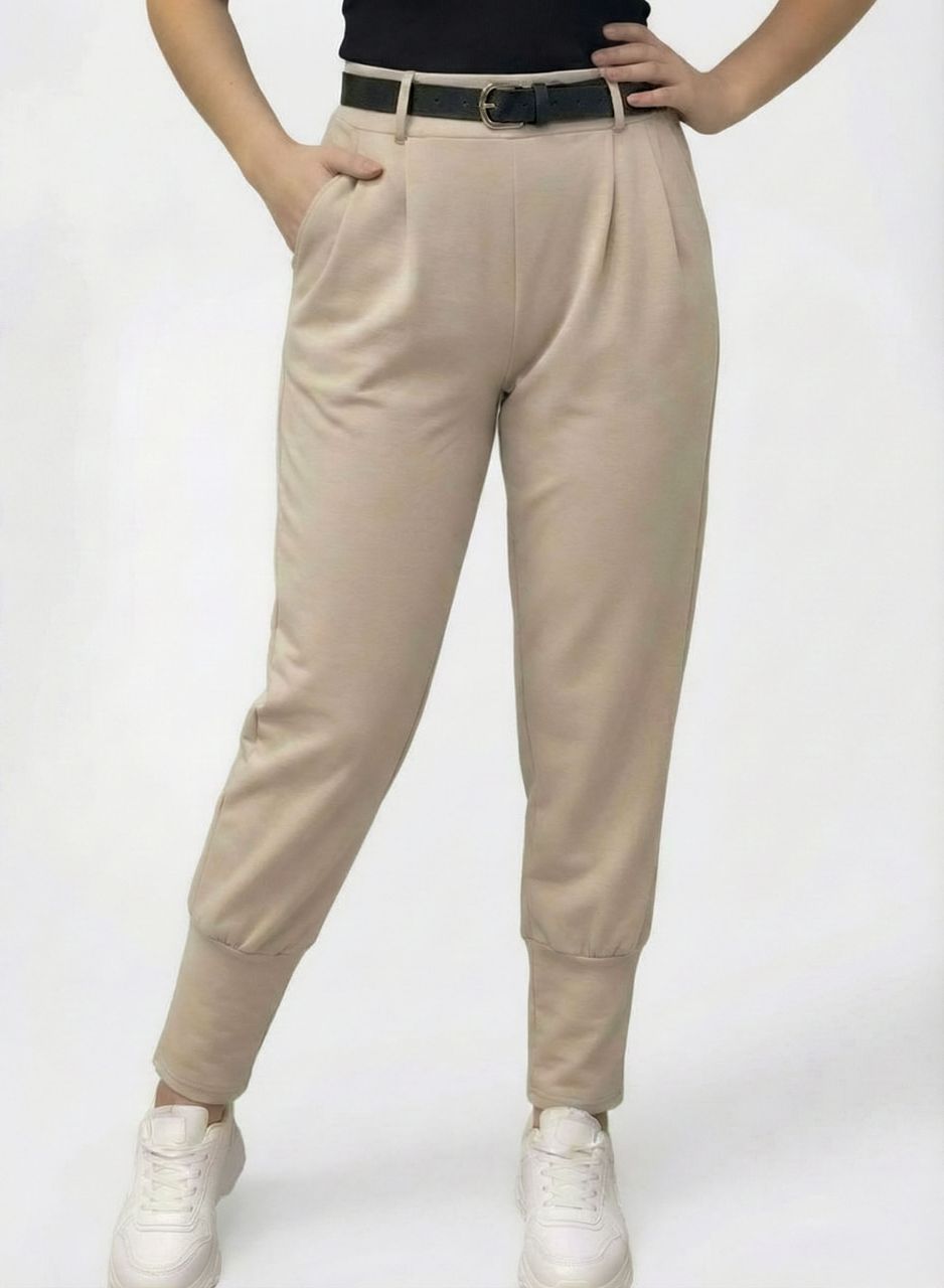 Jane, zsebes nadrág övvel (bézs)