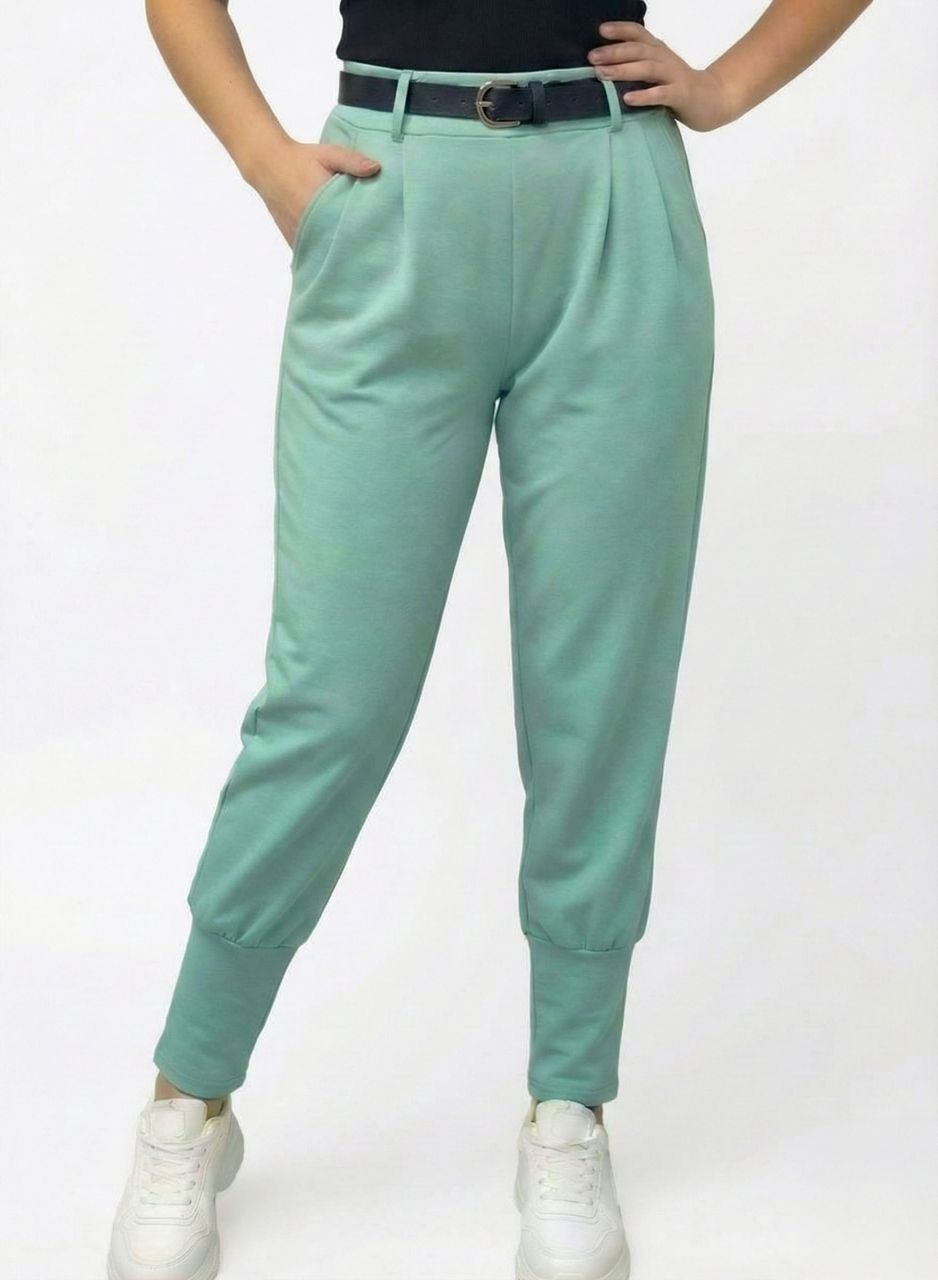 Jane, zsebes nadrág övvel (almazöld)