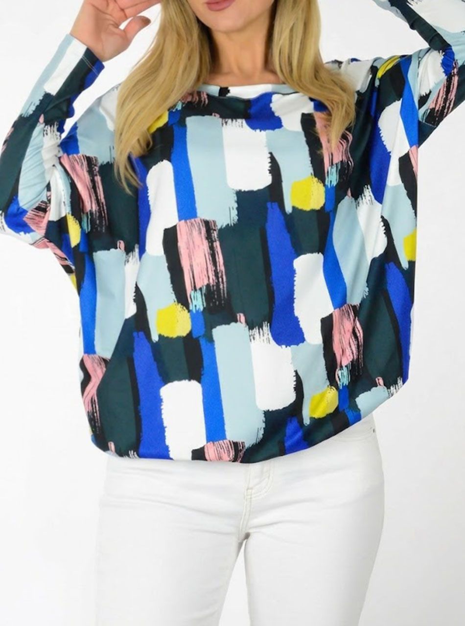 YesStory Gumis aljú mintás felső II.