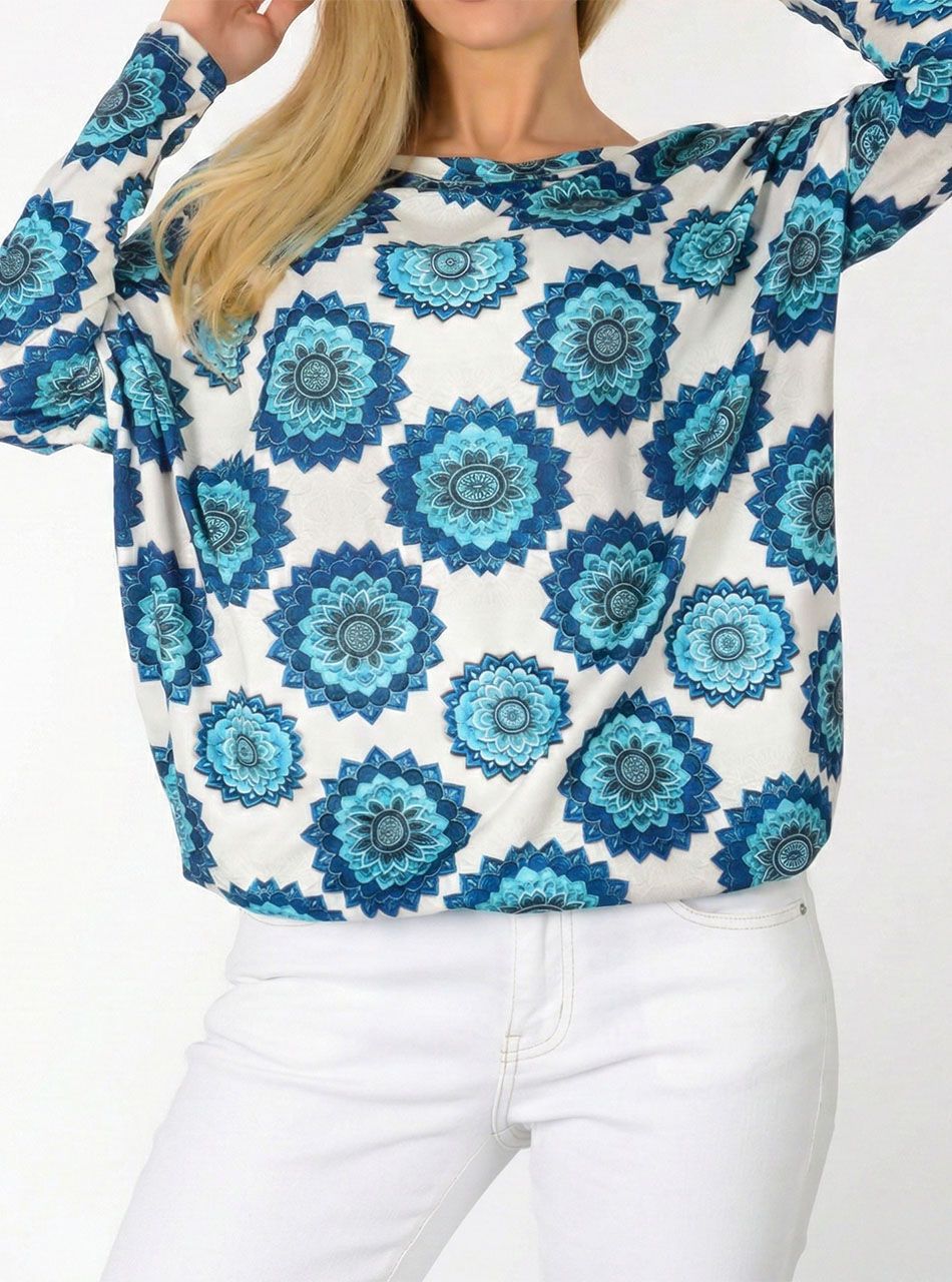 YesStory Gumis aljú mintás felső III.