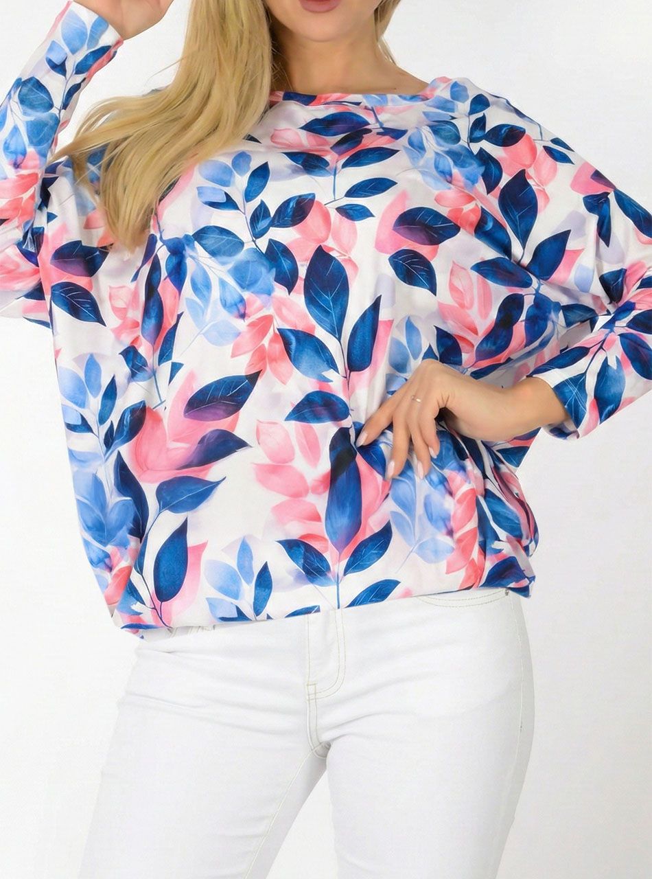 YesStory Gumis aljú mintás felső VI.