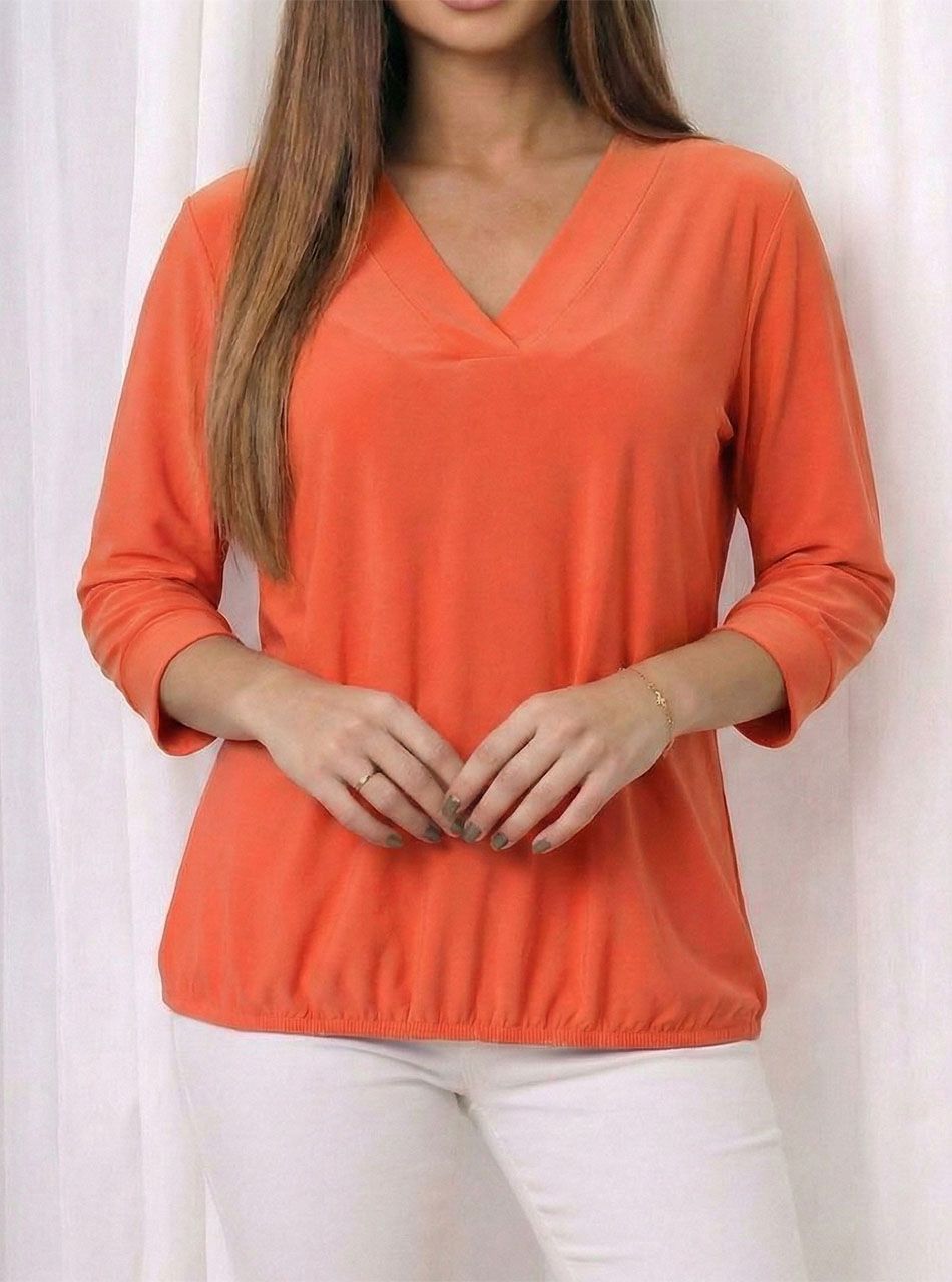 Holly, gumis aljú Vnyakú felső (korall)