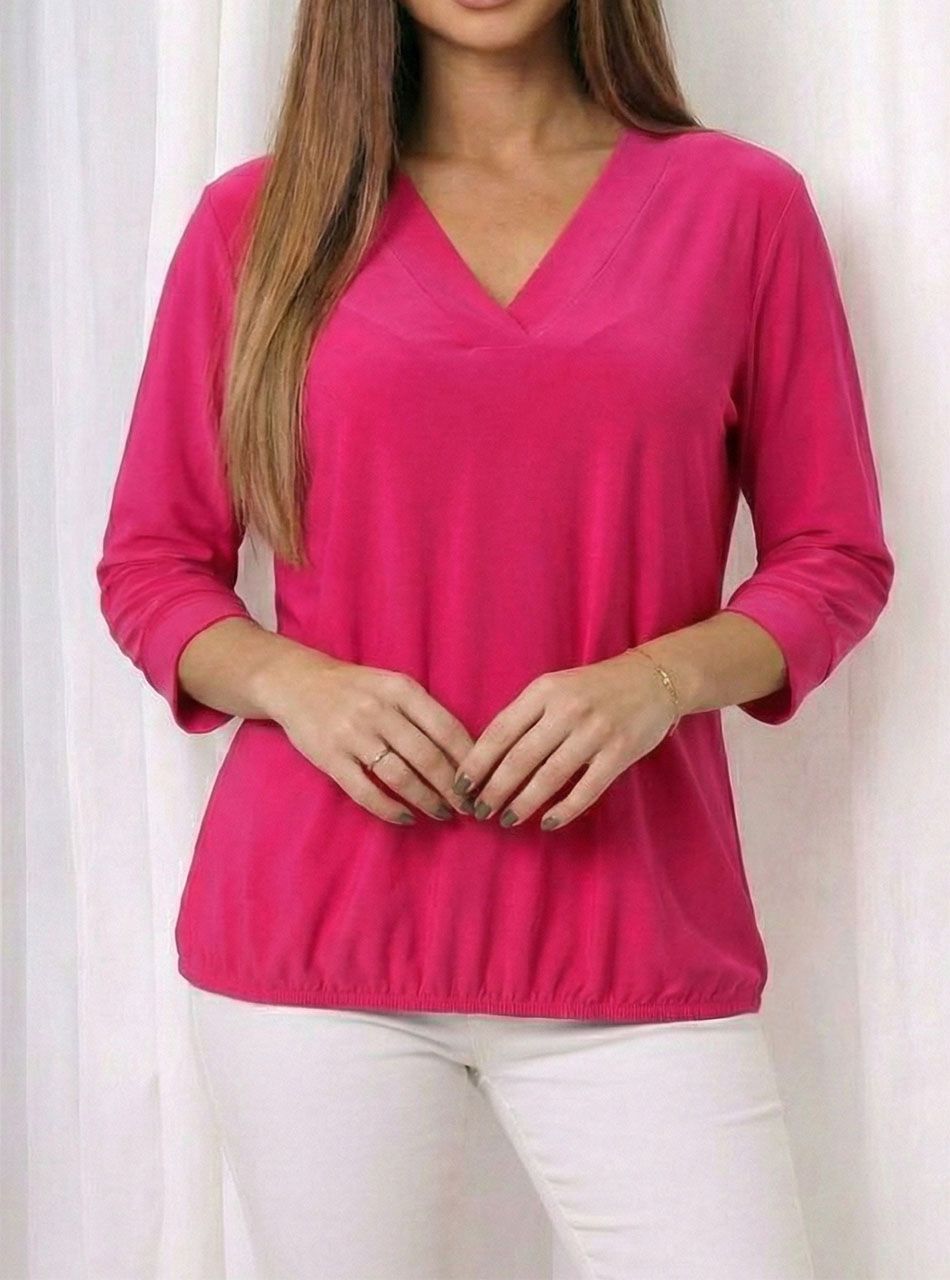 Holly, gumis aljú Vnyakú felső (pink)