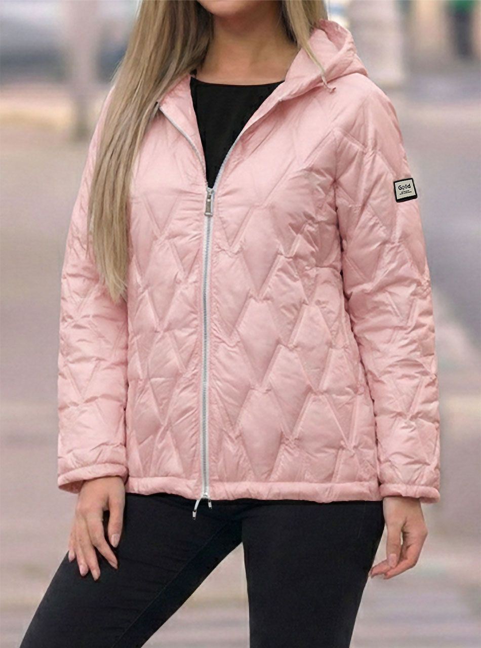 Steppelt átmeneti kabát (rózsaszín)