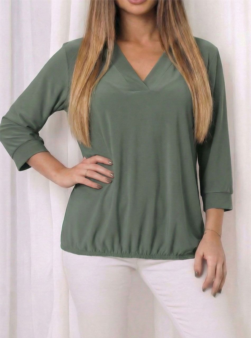 Holly, gumis aljú Vnyakú felső (kheki)