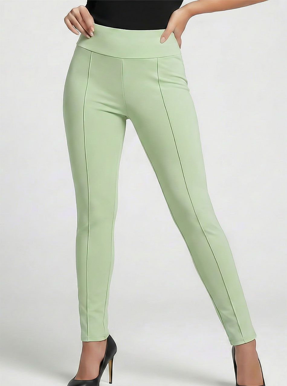 Tracy, elején tűzött leggings (világoszöld)