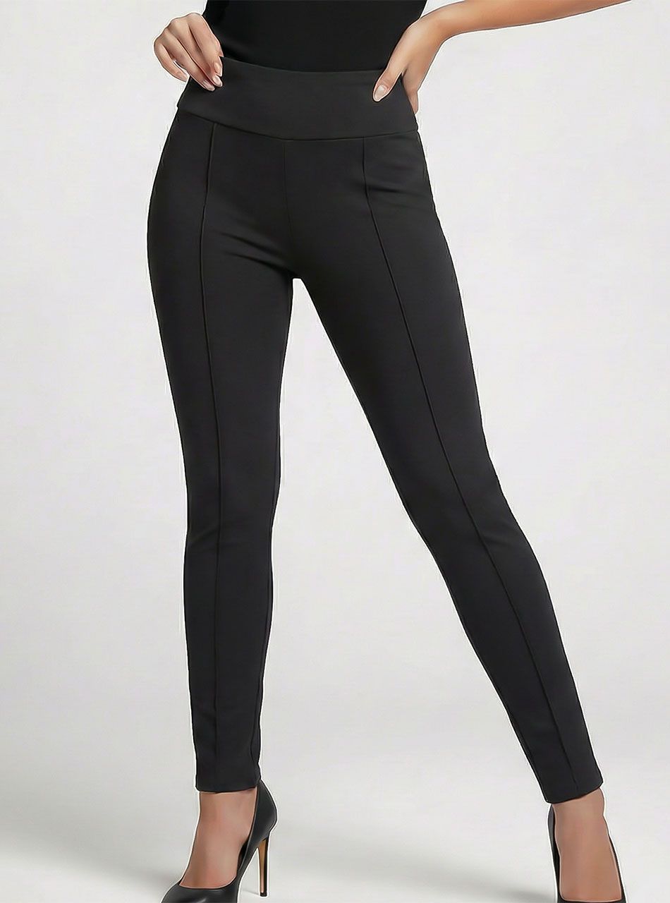 Tracy, elején tűzött leggings (fekete)