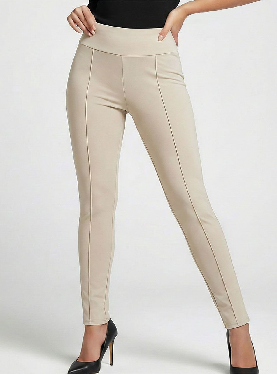 Tracy, elején tűzött leggings (bézs)