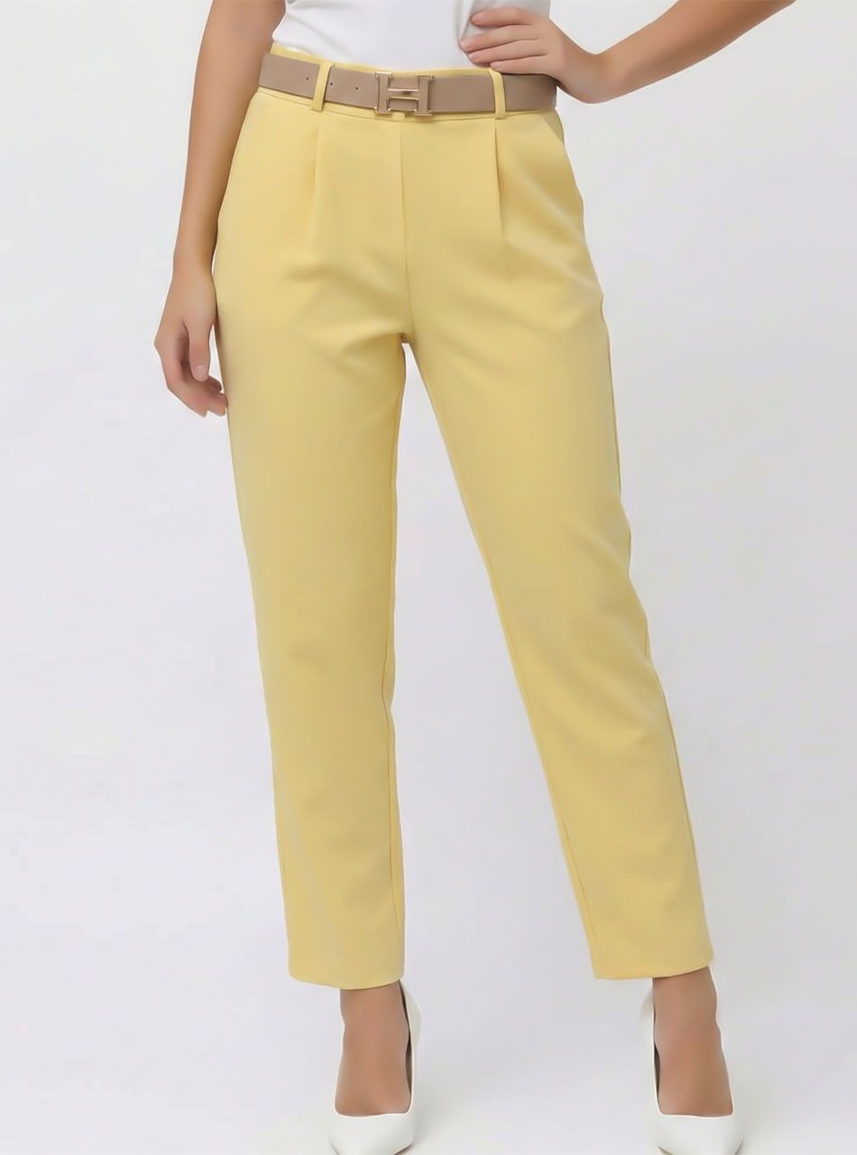 Hailey, zsebes nadrág övvel (sárga)