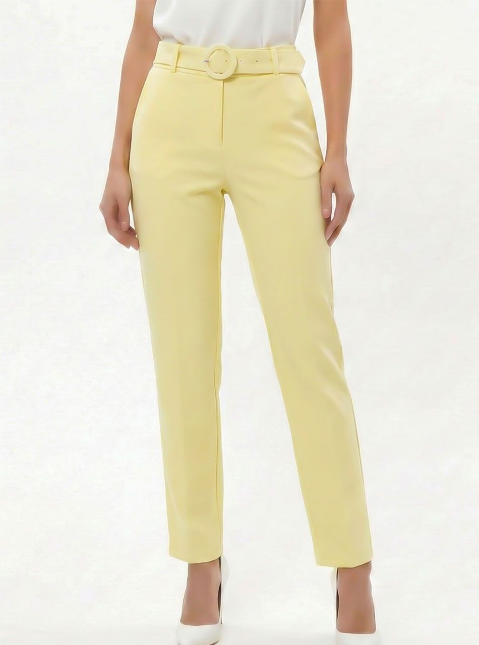 Sharon, zsebes nadrág övvel (sárga) 