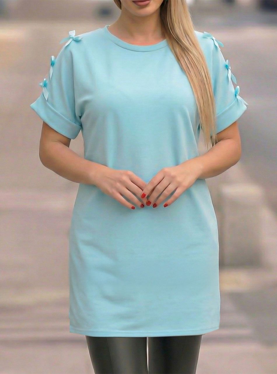 Masnis vállú tunika (vízkék)