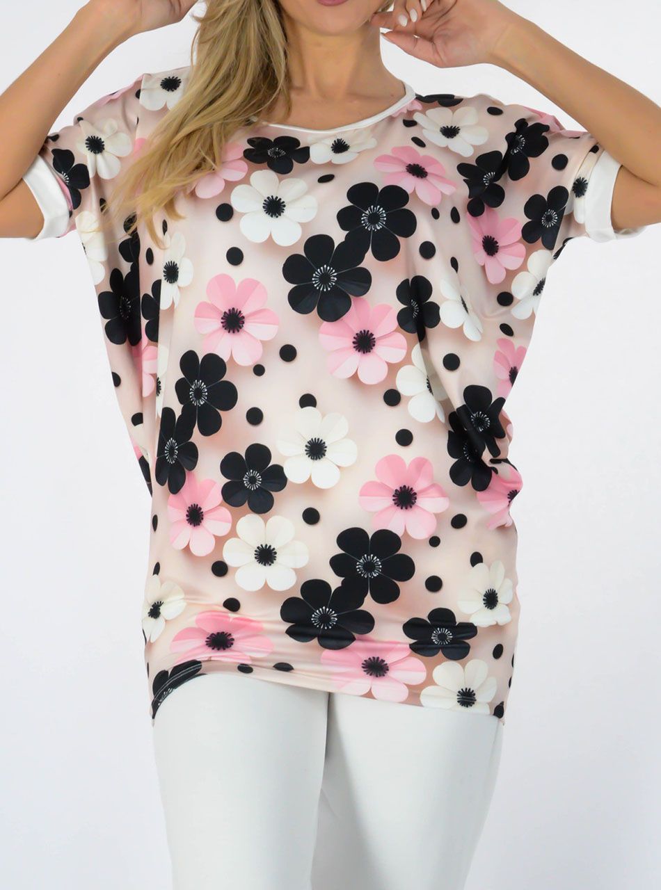 YesStory, ívelt aljú mintás tunika III.