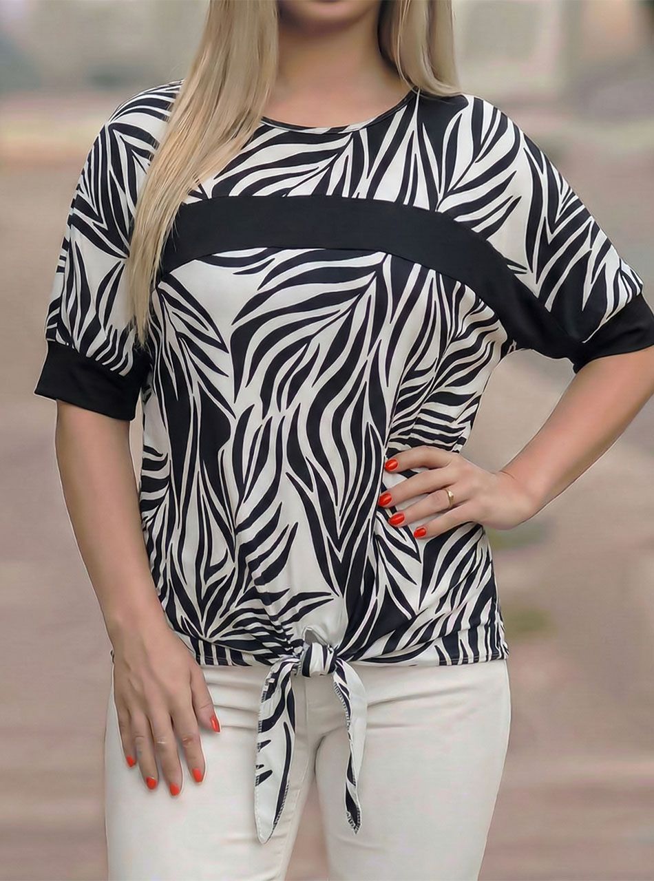 YesStory, alján kötős mintás felső IV.