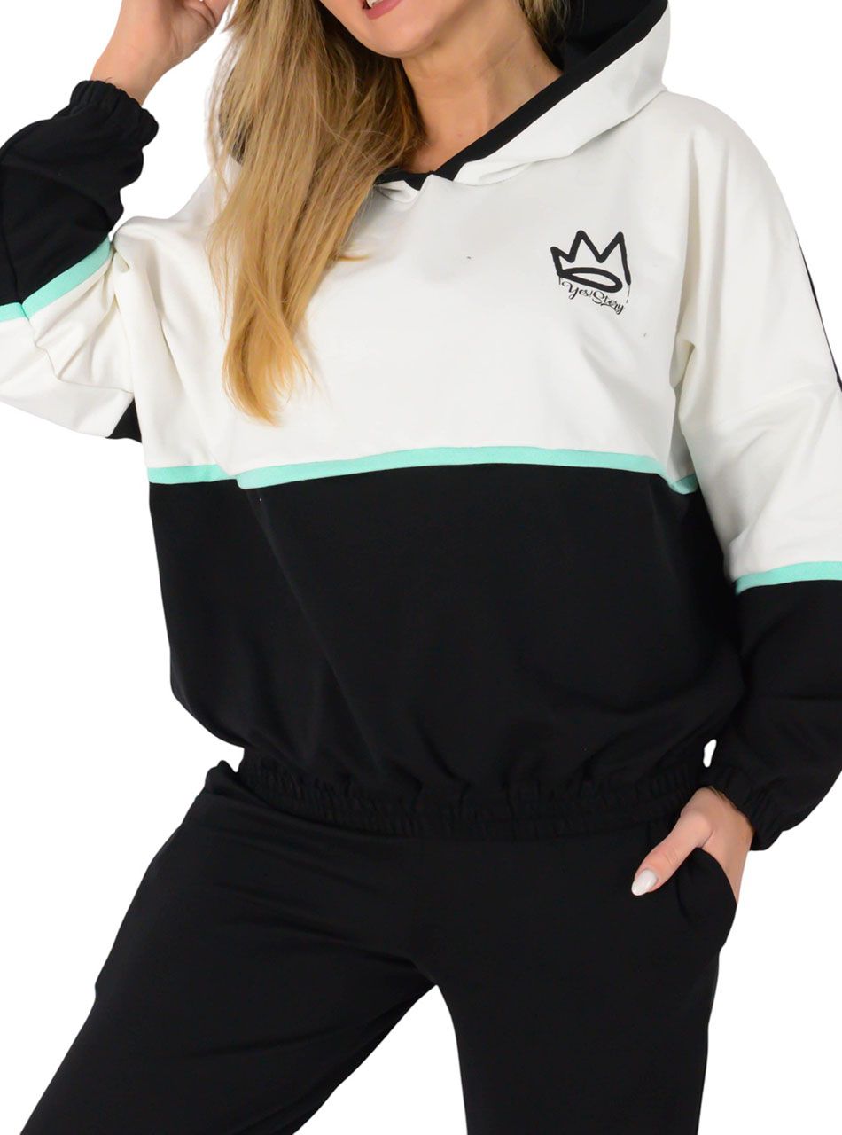 YesStory, kapucnis együttes (fekete)