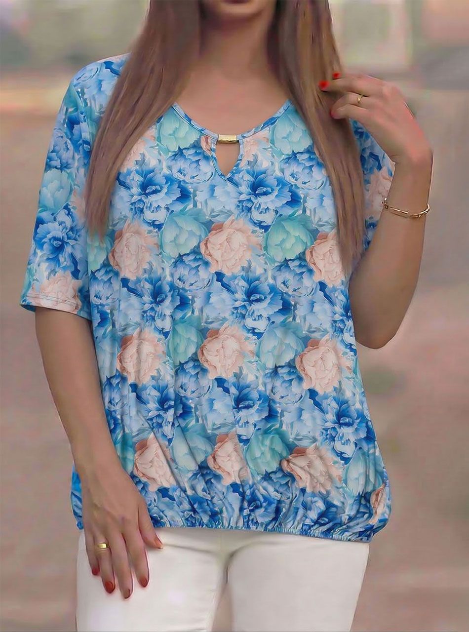 Csepp kivágású, gumis aljú felső II.