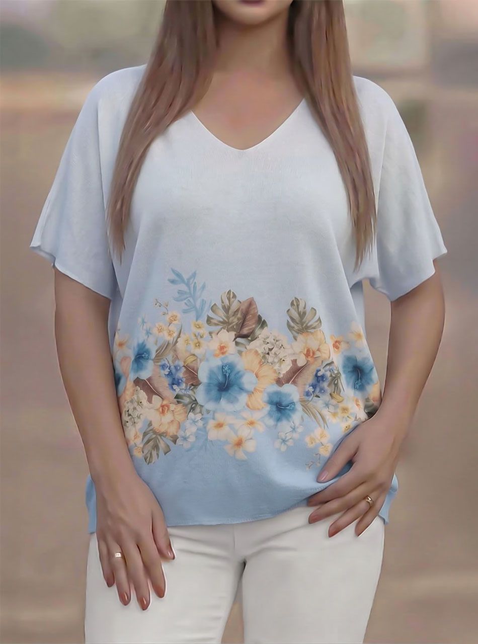 Puha-vékony, mintás felső II.