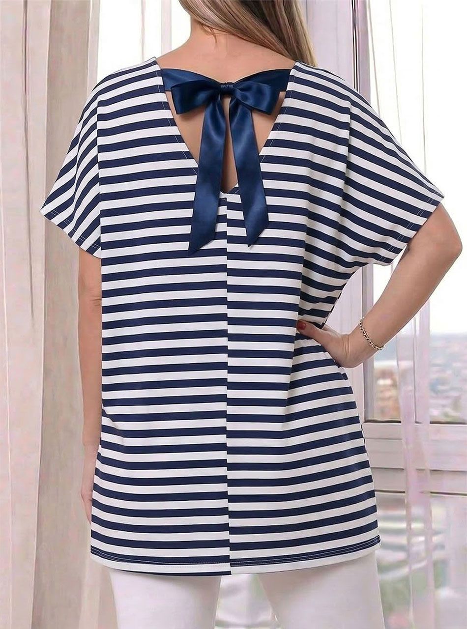 Hátul kötős, mintás tunika II.