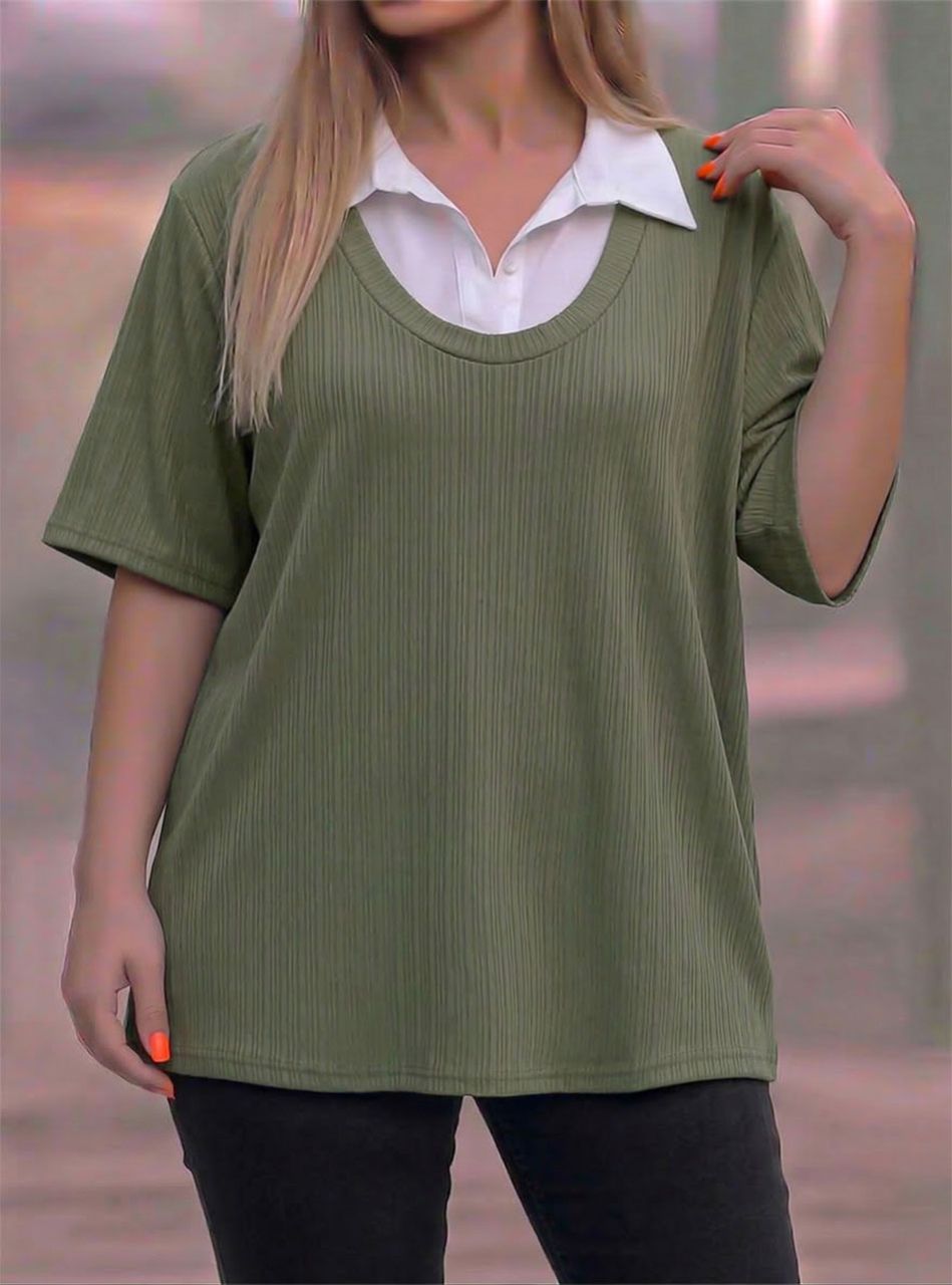 Galléros, lenge felső (kheki)