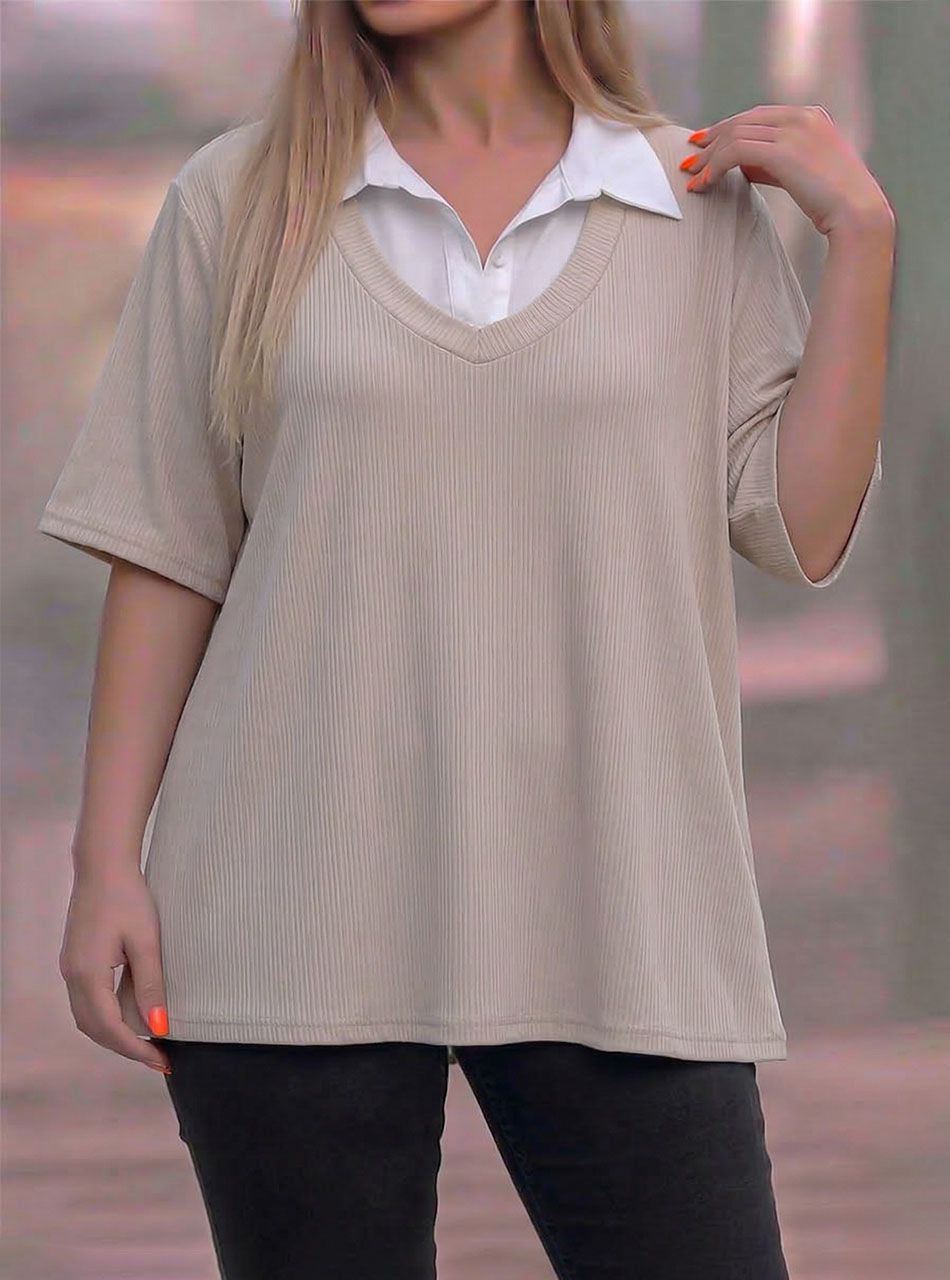 Galléros, lenge felső (bézs)