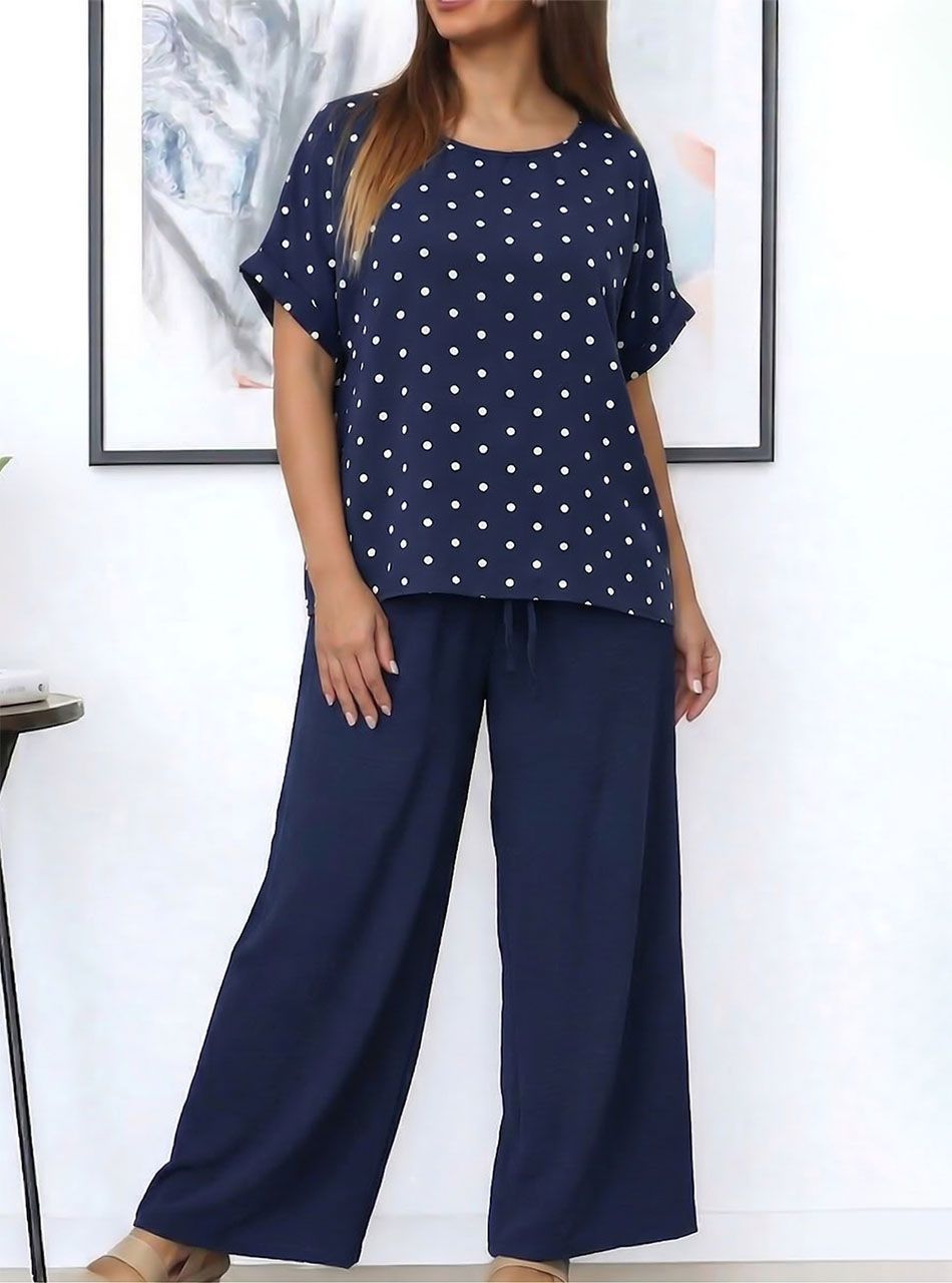 Pöttyös, lenge együttes (sötétkék)