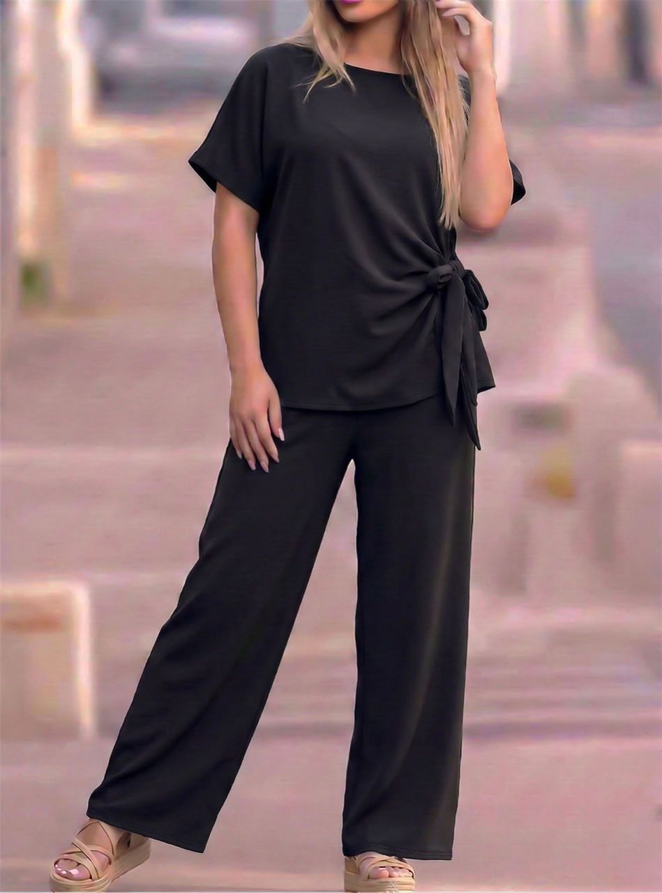 Oldalt kötős, lenge együttes (fekete)