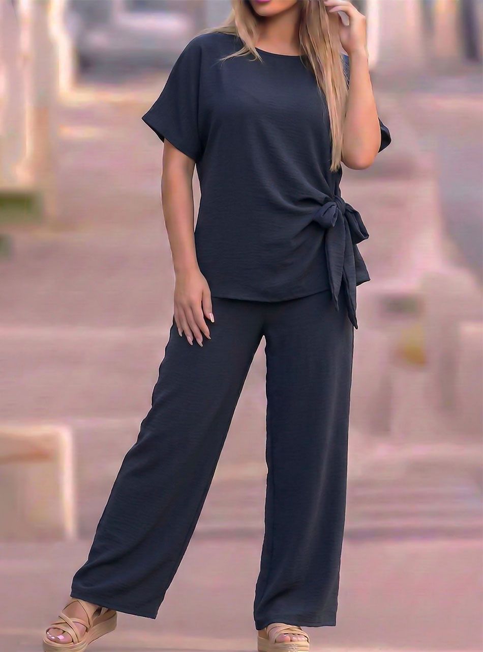 Oldalt kötős, lenge együttes (sötétkék)