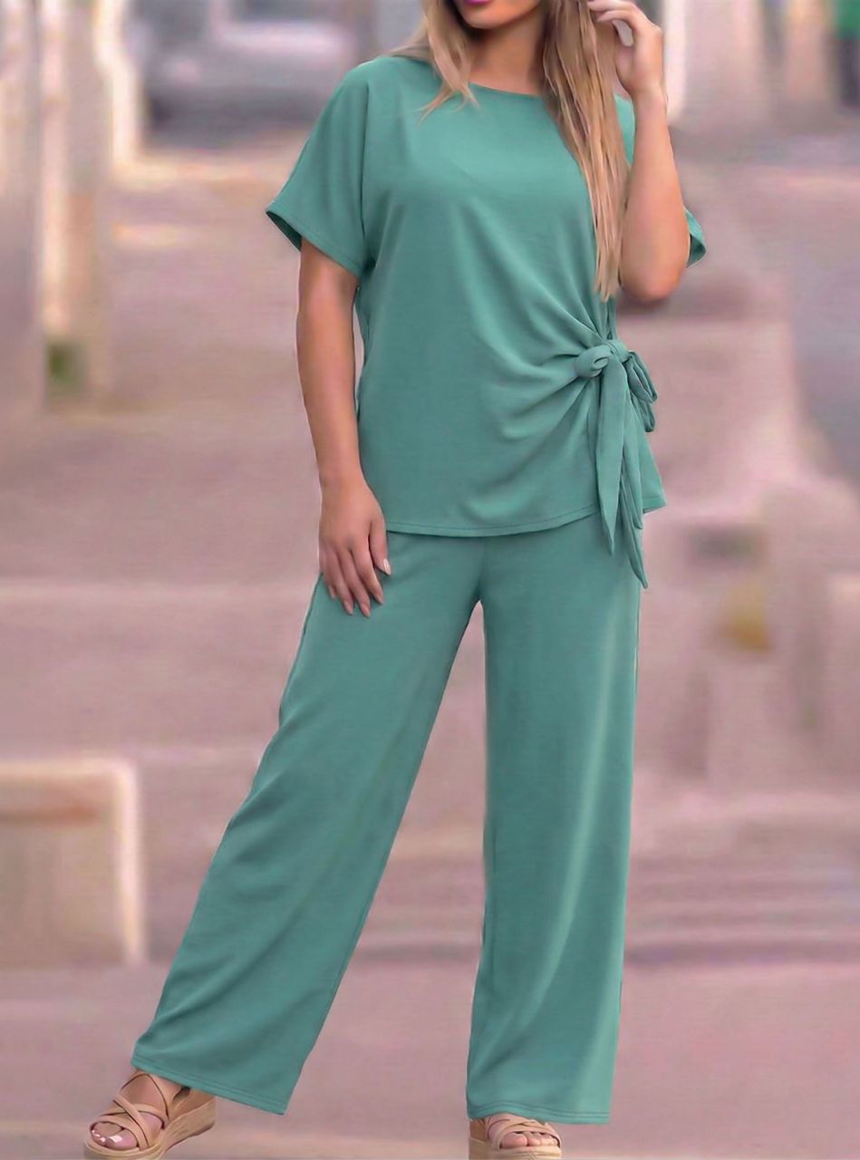 Oldalt kötős, lenge együttes (zöld)