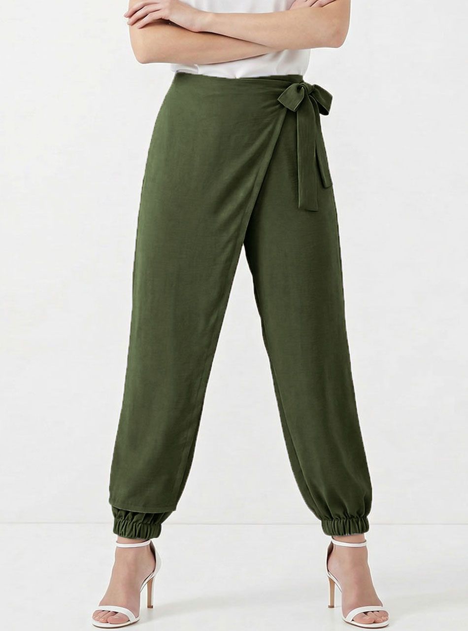 Átlapolt, lenge nadrág (kheki)