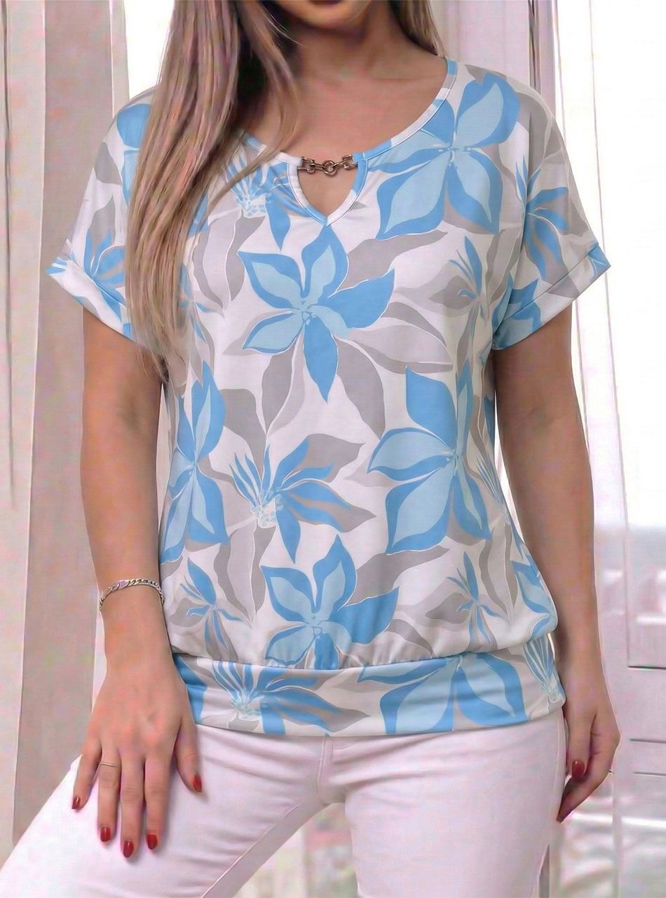 Passzés aljú, mintás felső II.