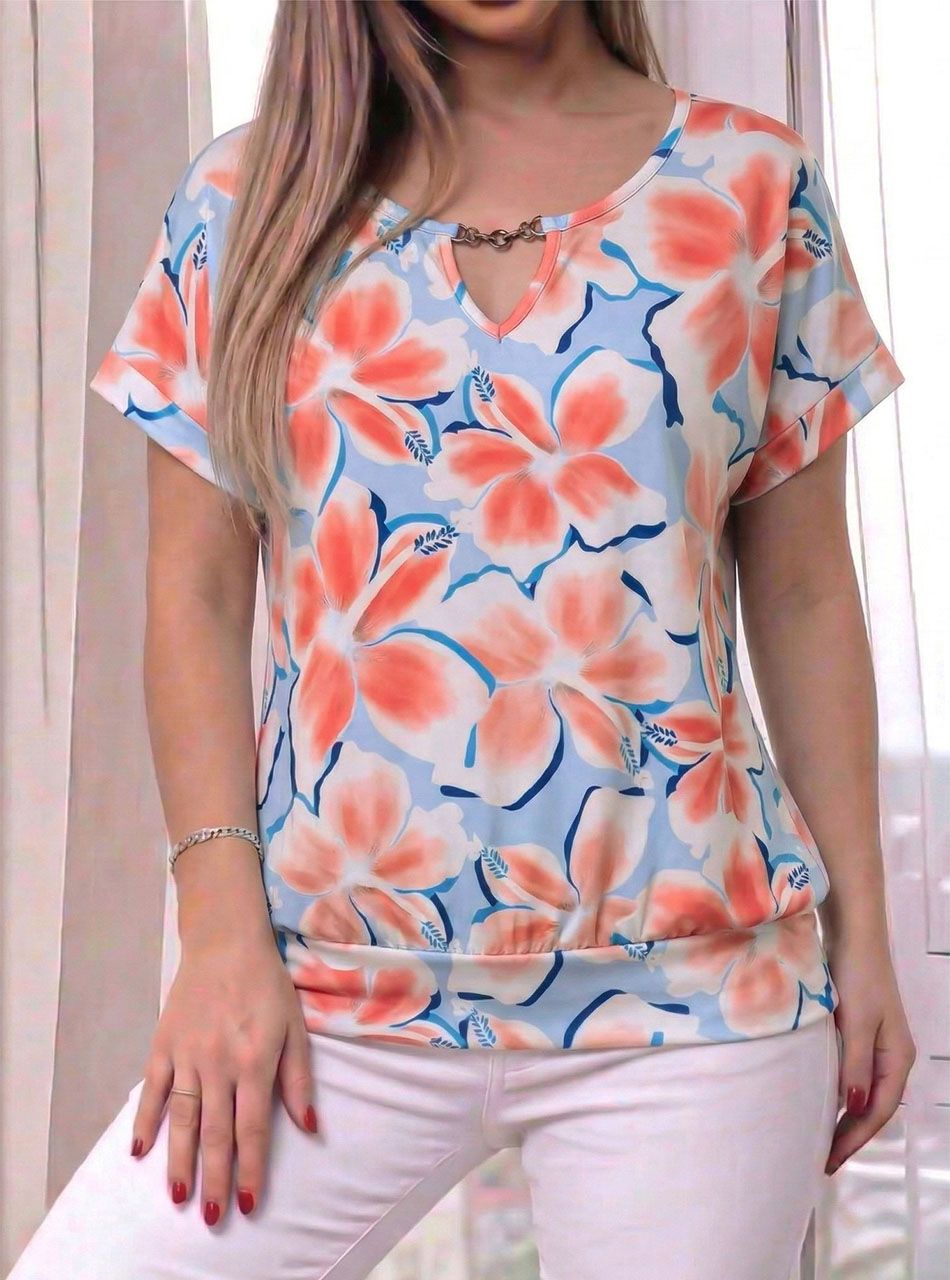 Passzés aljú, mintás felső III.