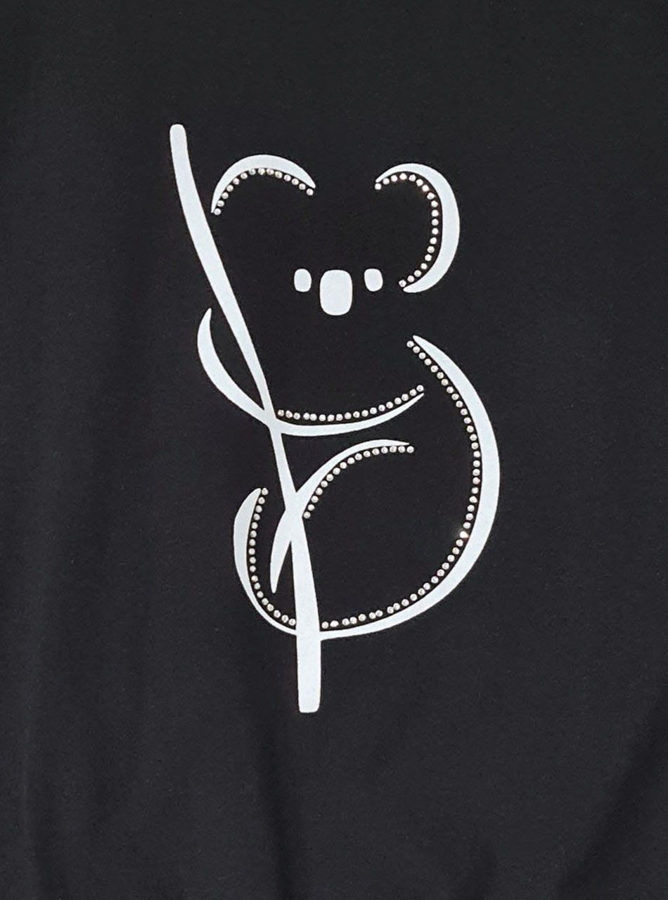 Passzés alú, koalás felső (fekete)