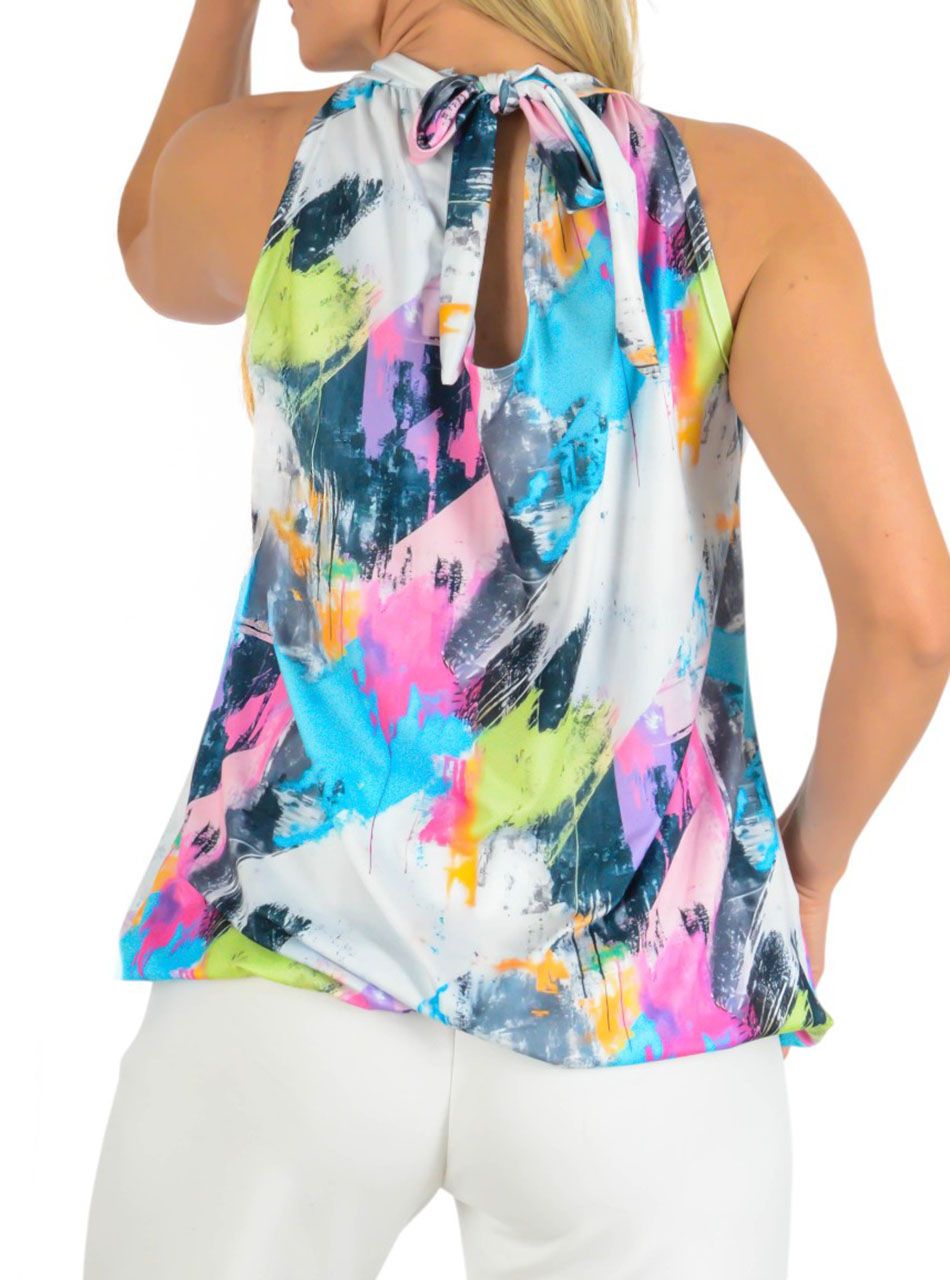 YesStory, hátul kötős gumis aljú mintás felső III.