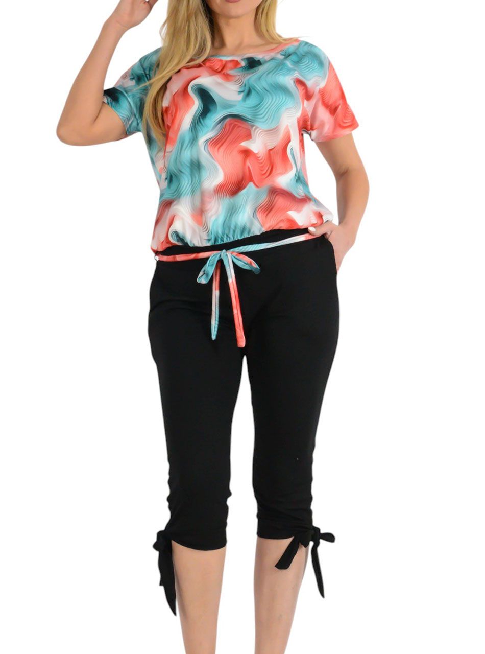 YesStory, alján kötős mintás overál II.