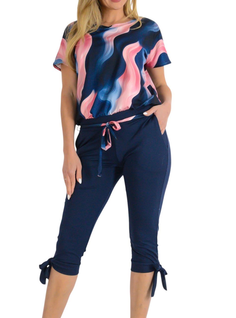 YesStory, alján kötős mintás overál III.