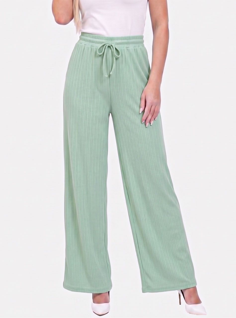 Sissy, gumis derekú lenge nadrág (világoszöld)