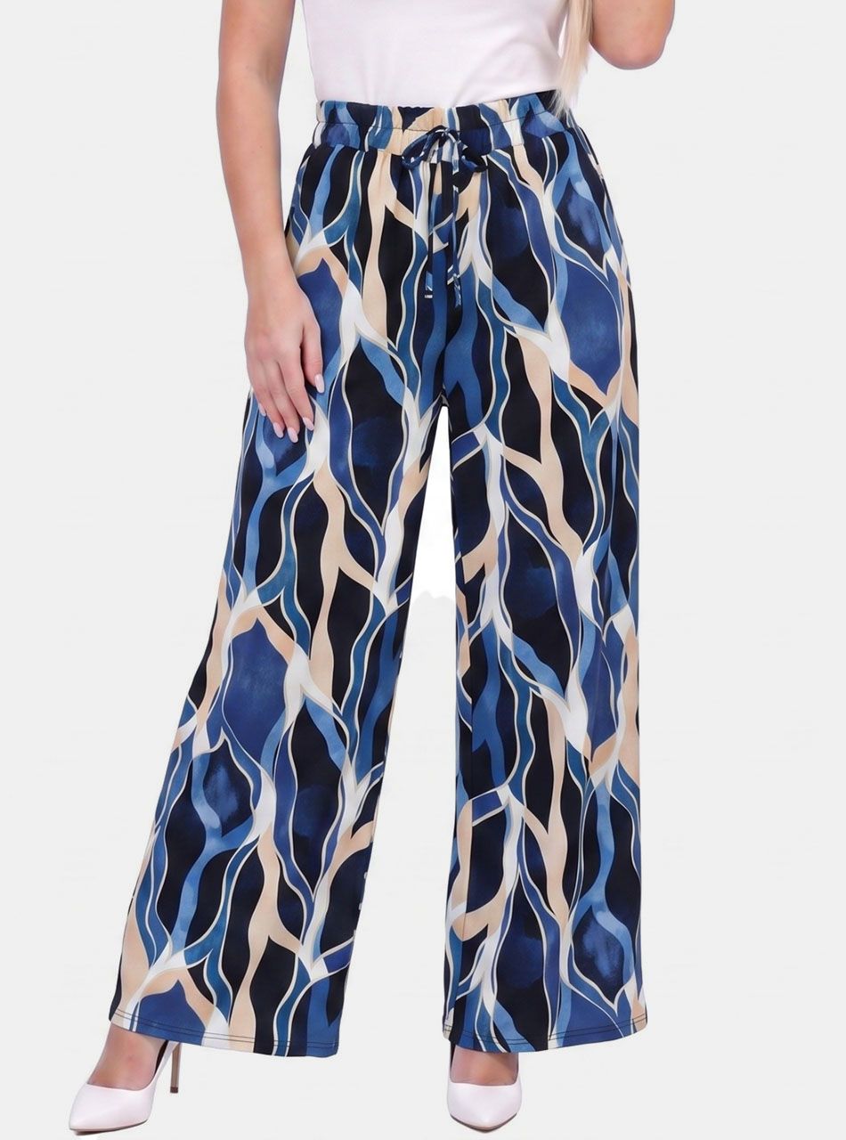 Gumis derekú, mintás zsebes nadrág IV.