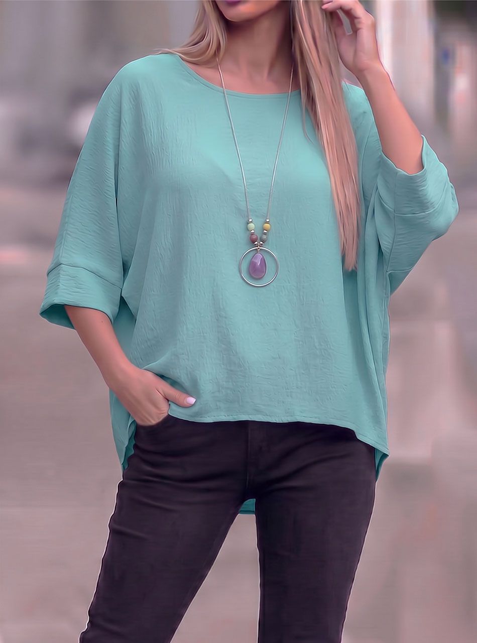 Lenge felső nyaklánccal (zöld I.)