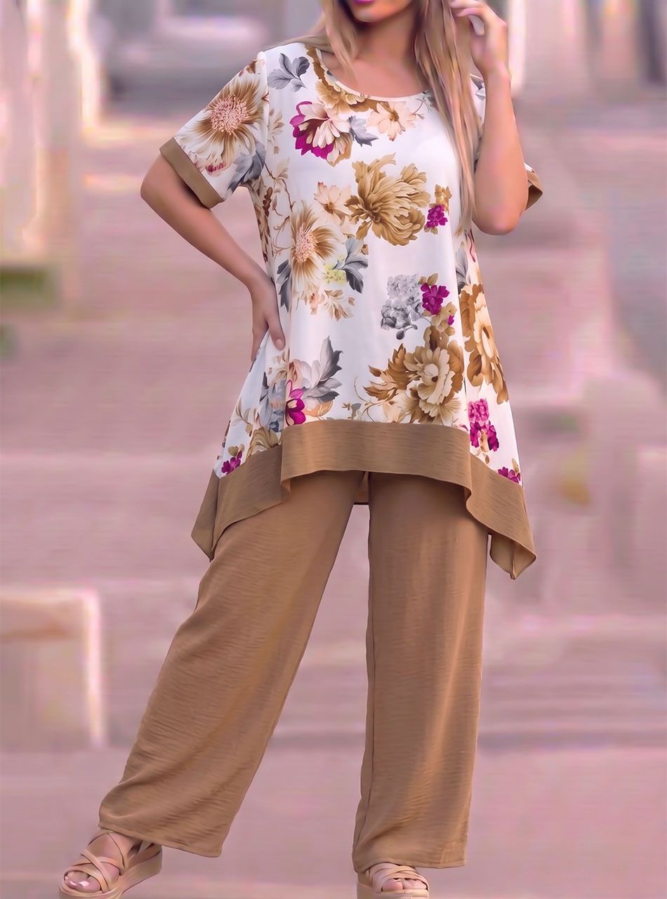 Kétoldalt felvágott, lenge együttes (tejeskávé)